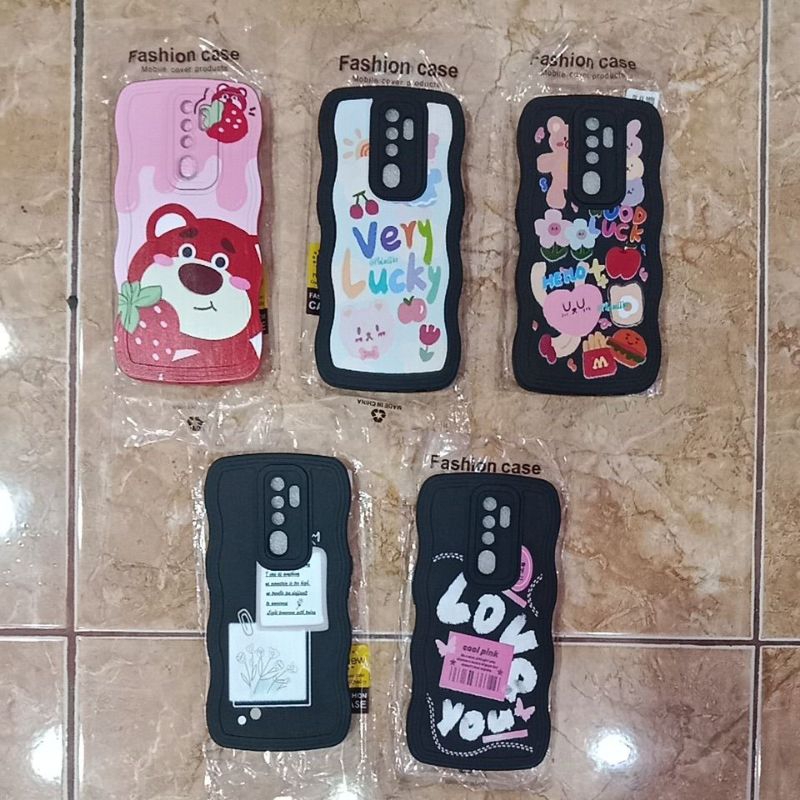 Case karakter gelombang oppo A5/A9 2020