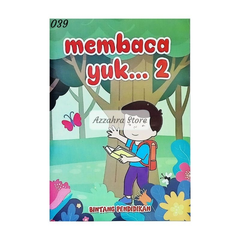 Buku Anak Murah Paud TK SD MI Kelas 1 Membaca Yuk...2 Bintang Pendidikan Indonesia