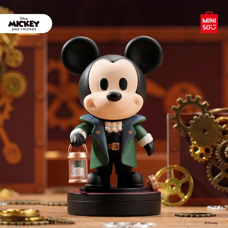 READY [MINISO STEAMPUNK] Blind Box MICKEY MOUSE - Micky Minnie Donald Goofy Pluto (POP MART - ACTION