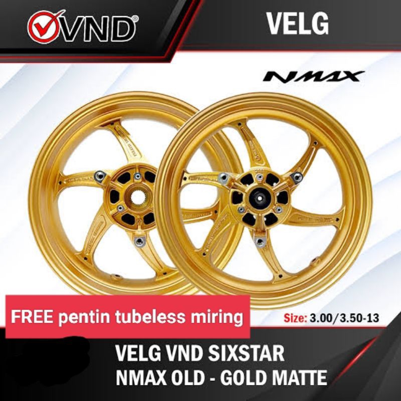 Velg VND sixstar six star nmax old lama v1 copy OZ