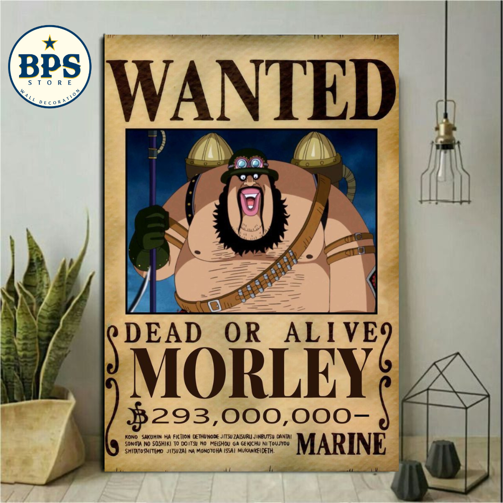Hiasan Dinding Poster Kayu one piece Bounty - Poster one piece Bounty - Pajangan dinding