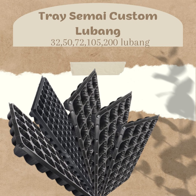 Mokilo43 Tray Semai Pot Tray Semai Bibit Benih / Pot Bibit / Seedling Pot Tray Semai Pembibitan