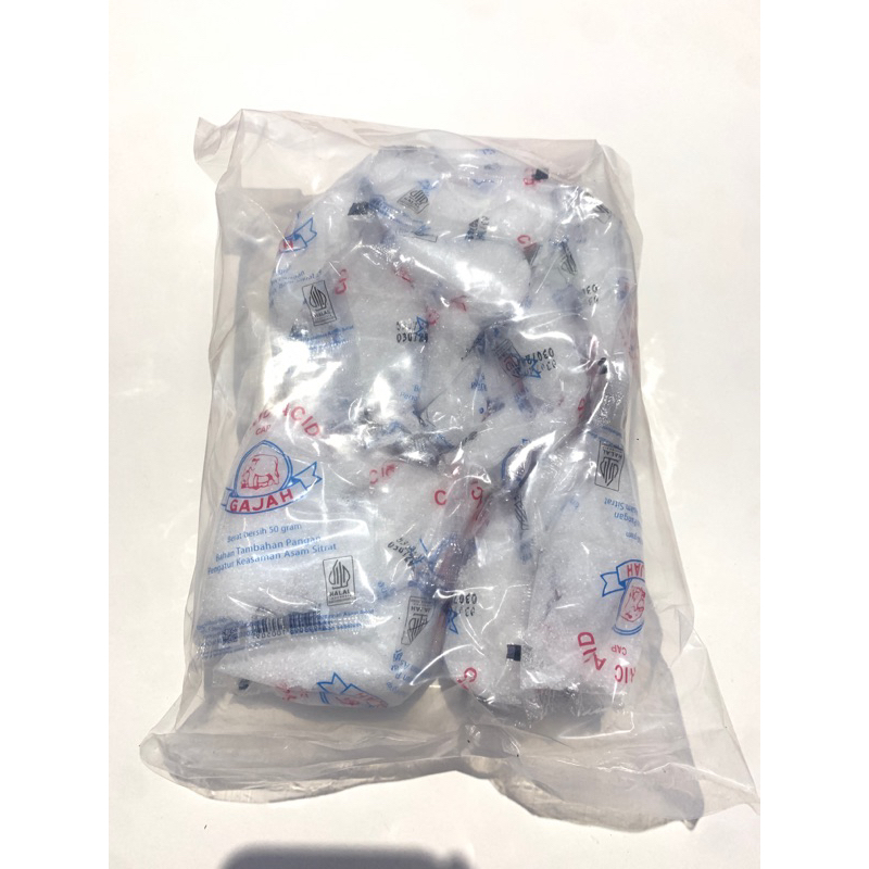 

Citrid Acid Cap Gajah | ISI 20 Sachet