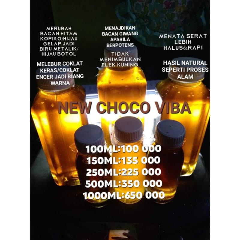 Cairan treatment super cepat untuk bacan coklat batang&coklat encer isi 100ml