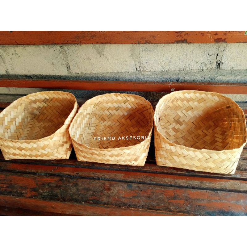 Anyaman Besek Bambu Alami / Besek Hampers / Besek PSHT / Besek Catering