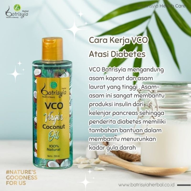 

Batrisyia VCO (Virgin Coconut Oil) 60 ml minyak untuk luar dan dalam