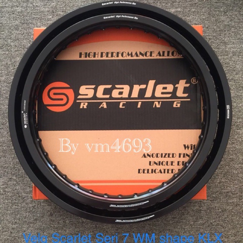 Velg rim set klx trail crf wr155 hole 36 velg klx 150 16x19 18x21 original scarlet