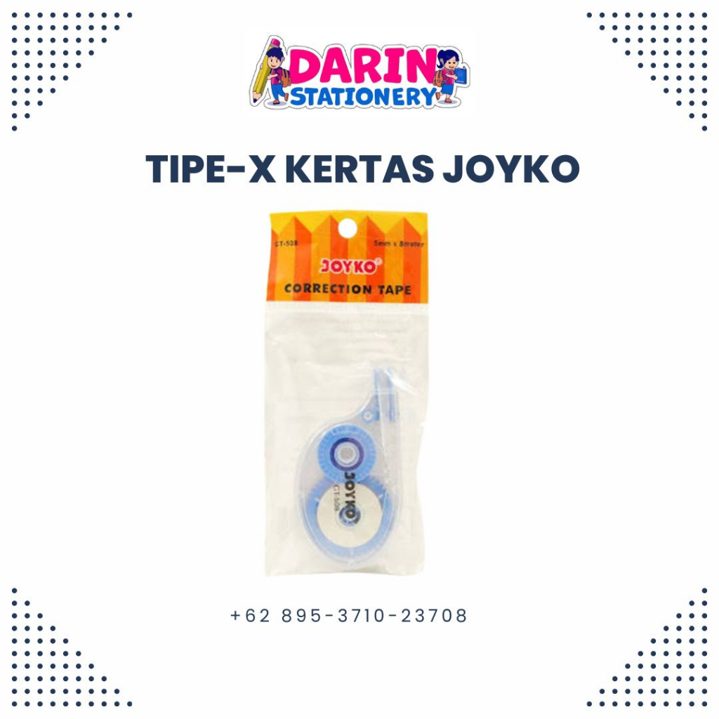 

Correction Tape Pita Joyko/ tipe-x kertas joyko CT-508
