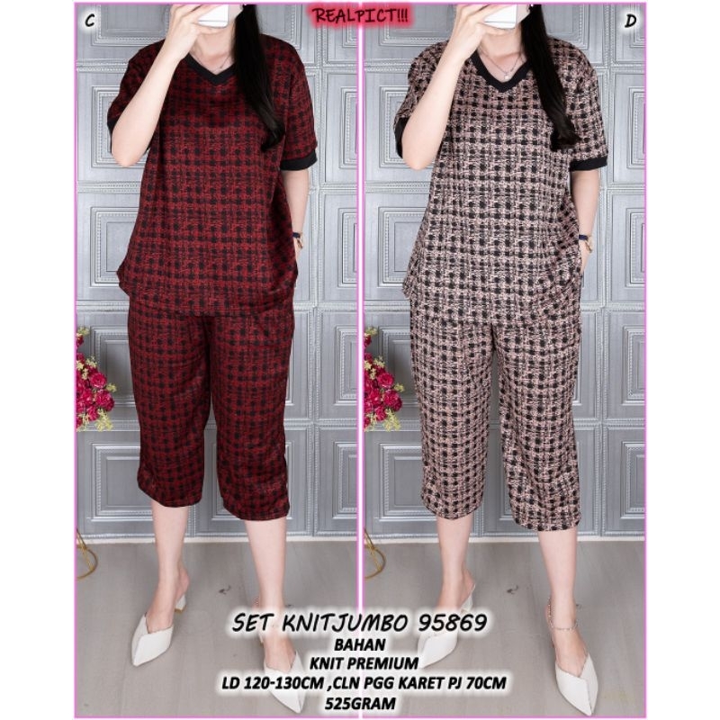 Set Knit Jumbo 95869 Premium Motif Unik