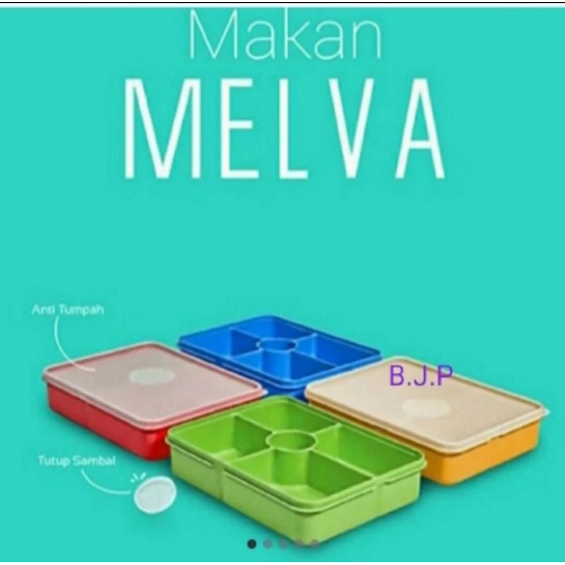 Kotak Makan MELVA Sekat 5 / Kotak Makan Catering / Tempat Makan / Kotak Bekal