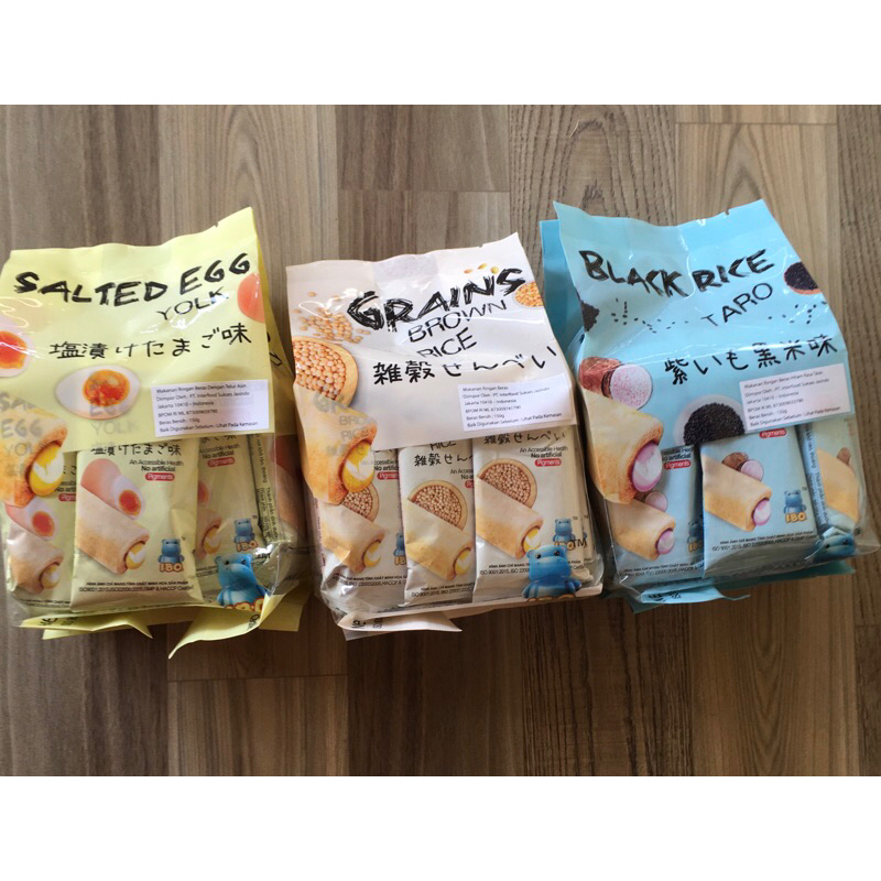

IBO TARO,BLACK RICE,BROWN RICE,SALTED EGG