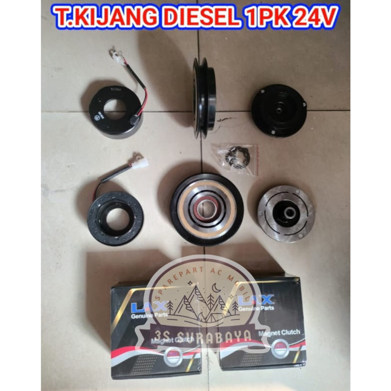 Magnet Klat Kijang Diesel 1 Got 24 Volt Ac Mobil Truck Alat berat Universal Magnetic Clutch