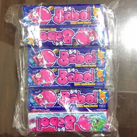 

BIG BABOL PAK ISI 12 PCS PERMET KARET STICK TUTTI FRUTTI 225 GRAM