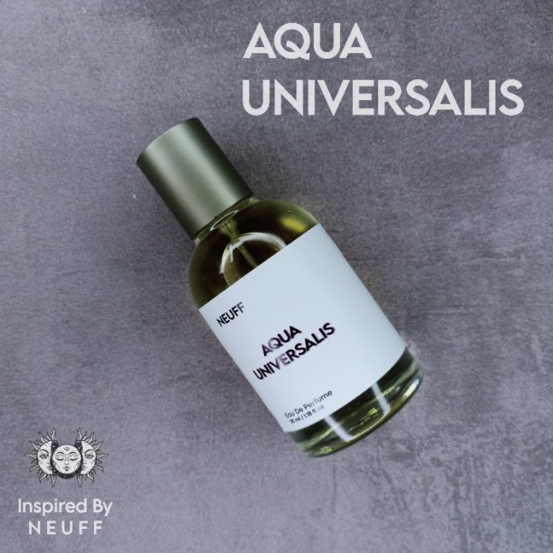 WANGI TAHAN LAMA NEUFF Parfum Pria dan Wanita AQUA UNIVERSALIS Aroma Segar Lemon Strong Berkarakter 