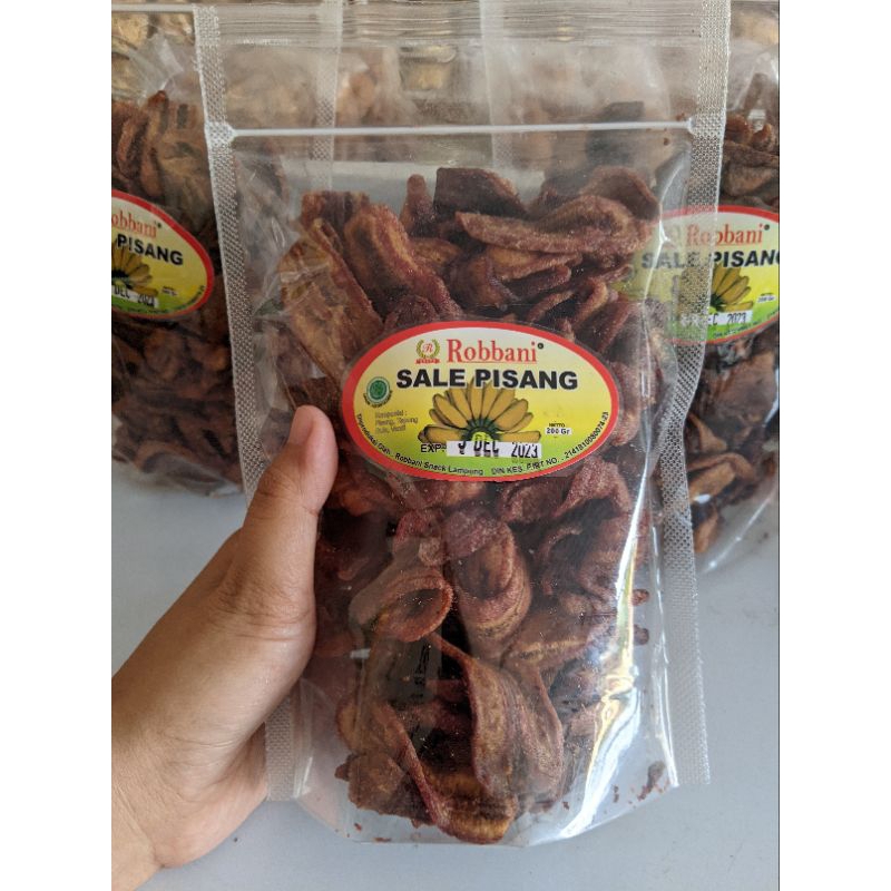 

Keripik Pisang Sale Renyah Robbani Snack Oleh oleh Khas Lampung Manis