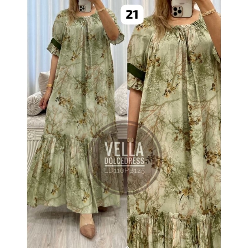Daster Arab Ori DOLCE VELLA Midi Dress