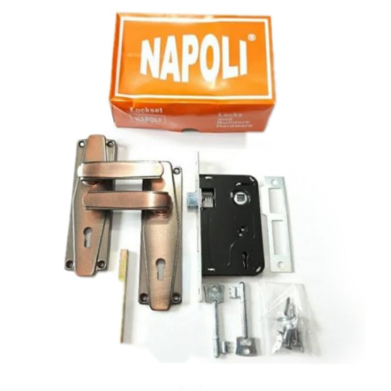 KUNCI PINTU NAPOLI / KUNCI PINTU KECIL BODY KOMPLIT (TERLARIS)