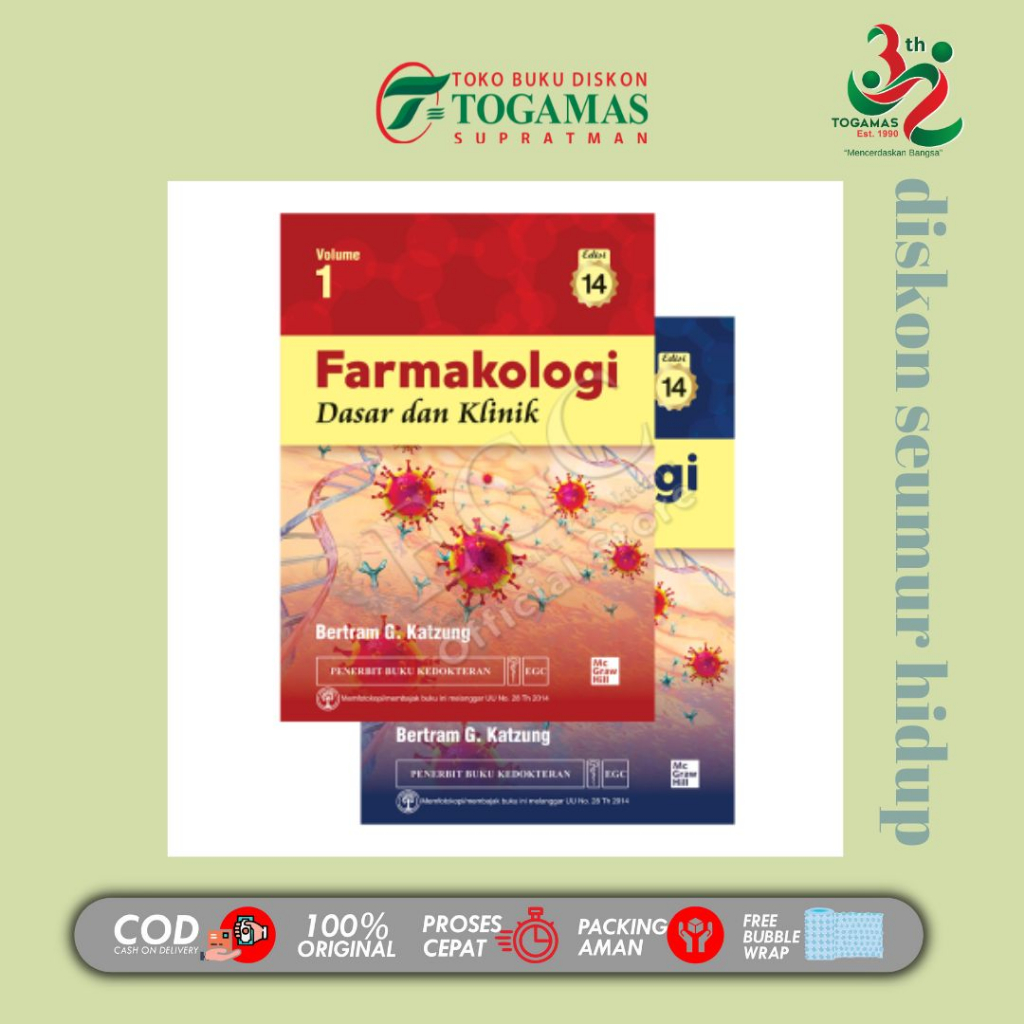 FARMAKOLOGI DASAR & KLINIK ED. 14 - BERTRAM G. KATZUNG