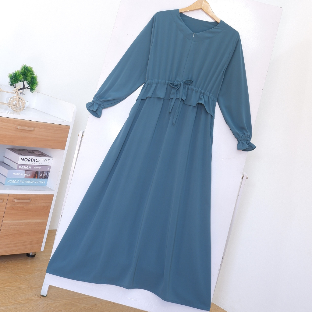 Gamis Polos Wolfis Tsamara