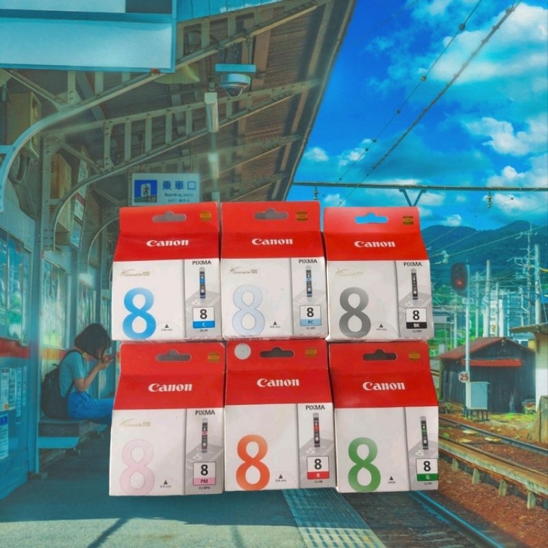 Tinta Canon 8 warna antik IX4000