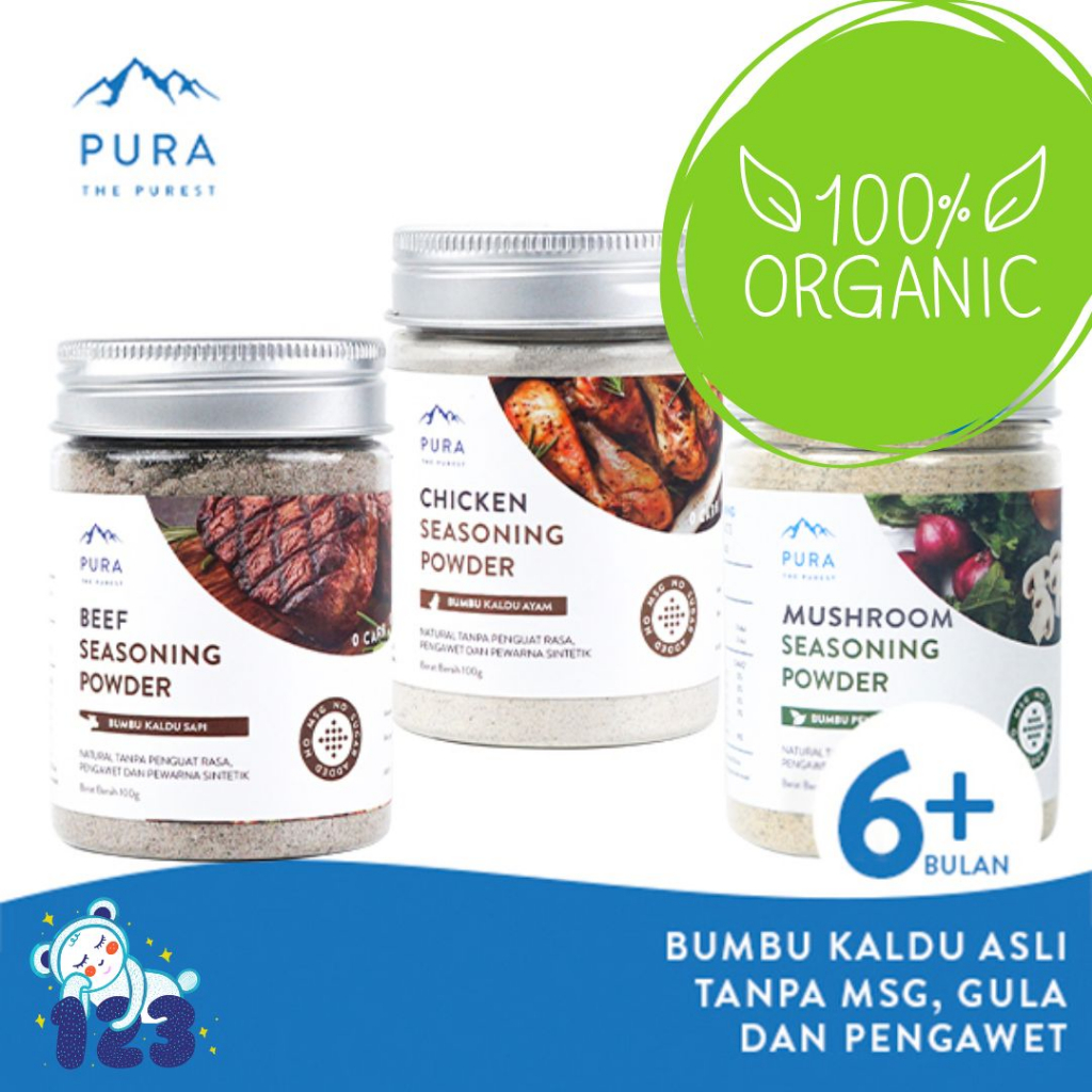 

PURA SEASONING BUMBU KALDU AYAM KAMPUNG KALDU SAPI KALDU JAMUR 100g 20g KALDU MPASI KALDU BAYI - OFFICIAL MANADO