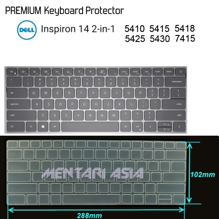 Keyboard Protector DELL Inspiron 14 5430 - Premium CLEAR