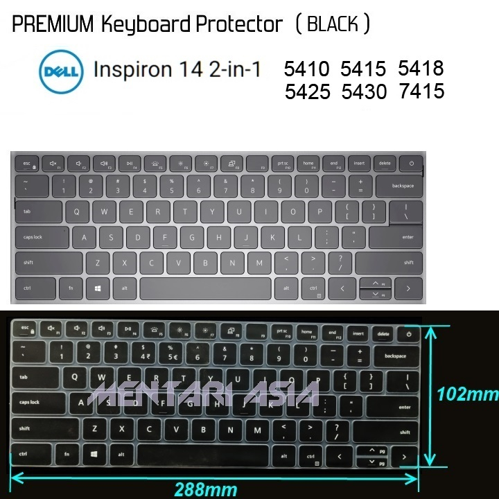Keyboard Protector DELL Inspiron 14 5430 - Premium BLACK