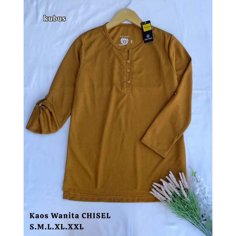 Kaos wanita chisel | kaos wanita branded | Kaos polos | kaos wanita | Kaos wanita lengan panjang