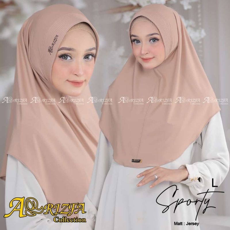 Jilbab Daily Bergo Sporty L Ori Arrizfa