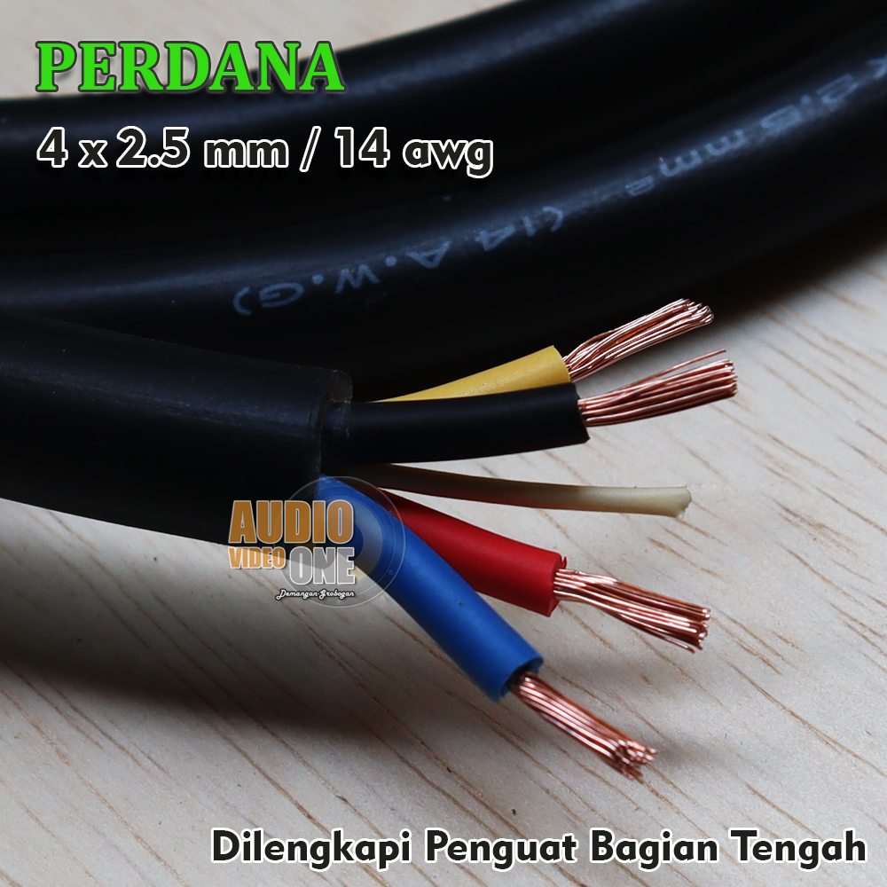 Kabel Speaker Perdana 4x2.5 Kabel Spiker Kabel Listrik Original Lentur Dan Kuat