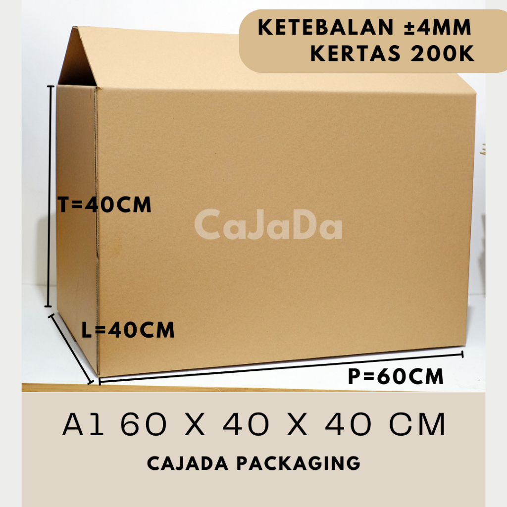 

Kardus Packing Pindahan 60x40x40 cm Box Dus Coklat Polos