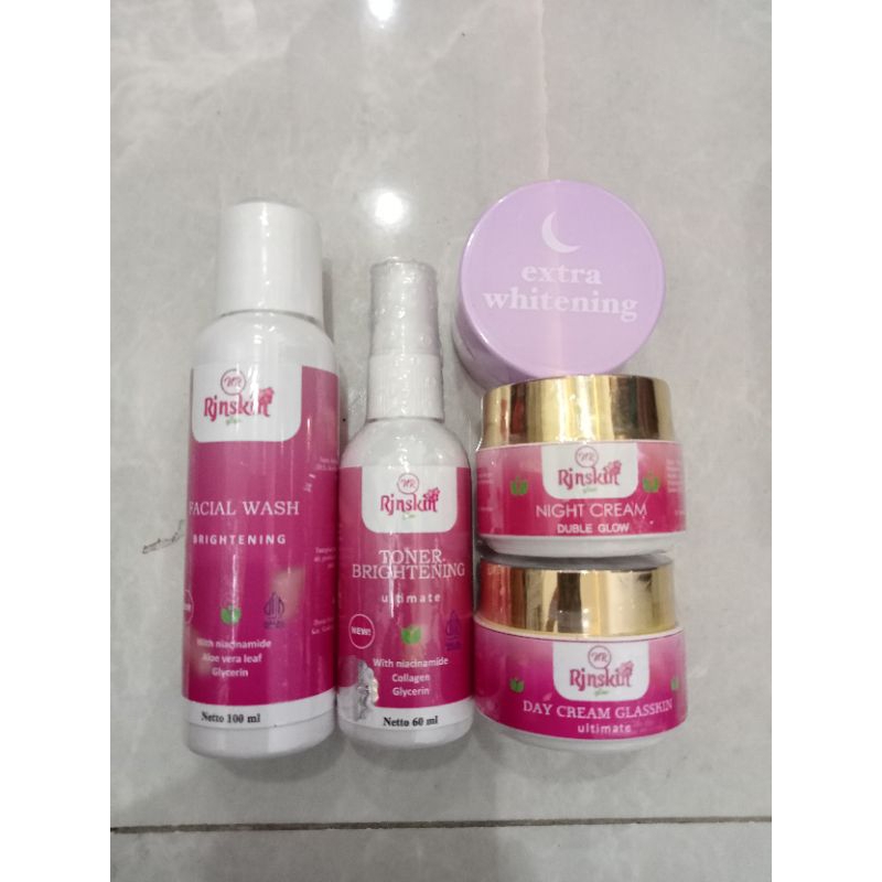 PAKET MELASMA SKINCARE BPOM RJNSKIN NR GLOW AMPUH MENGHILANGKAN FLEK BANDEL MELASMA KULIT KUSAM