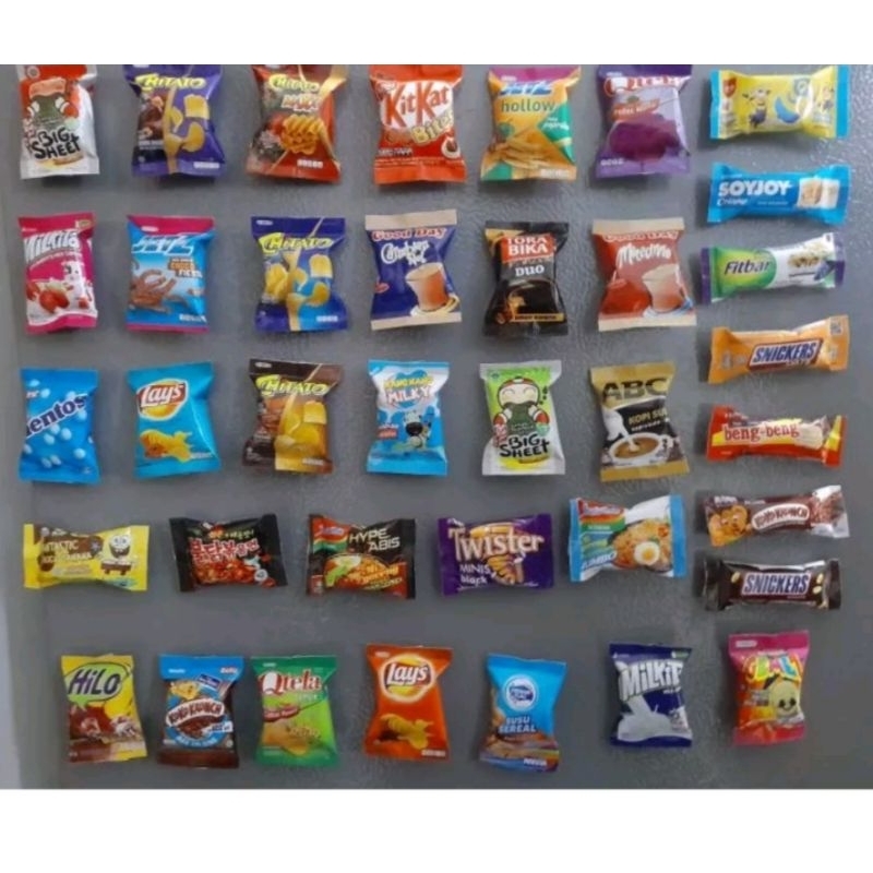 MAGNET KULKAS MINIATUR SNACK