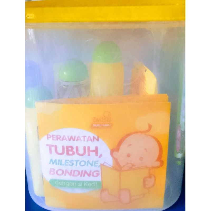 Zwitsal natural basic pack(baby bath hair and body,cream diaper,kemiri hair lation,coligne soft touc