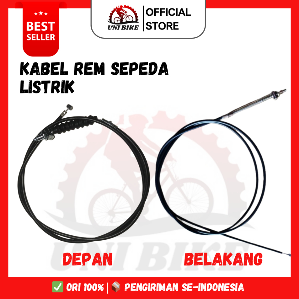 Kabel Rem / Tali Rem Sepeda Listrik Merk / Merek Goda, Exotic, Pacific, Jarvis, Sunrise, Selis & Uwi