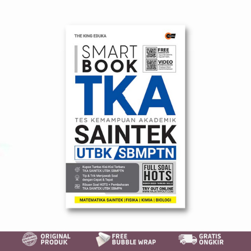 Buku Smart Book TKA Saintek UTBK SMBPTN - The King Eduka