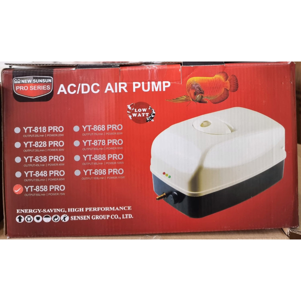 Pompa Udara ACDC Sunsun YT858 PRO Sun Sun YT 858 PRO