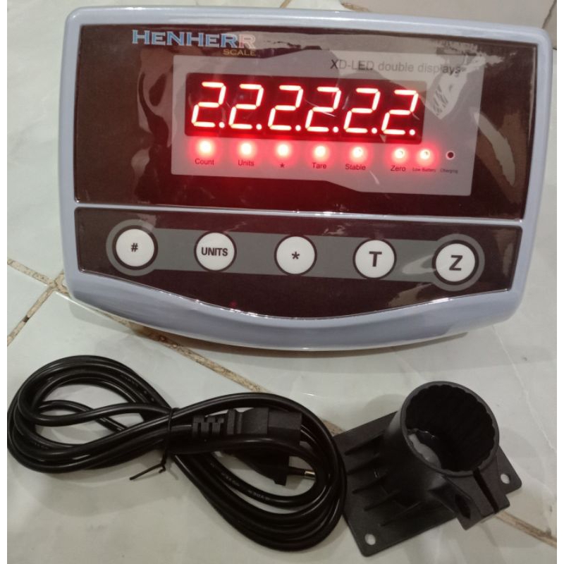 Indikator timbangan/kepala timbangan henher