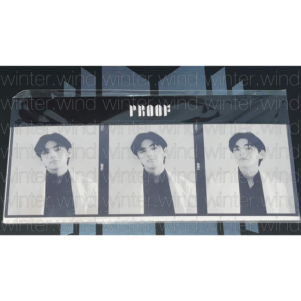 BTS Proof POB Weverse Triptych Photo Strip Taehyung