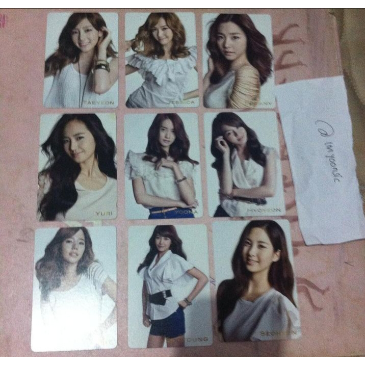 Photocard SNSD PC full set Genie Gee RDR / Run Devil Run Japan UPCH japlic the boys oh hoot mr.taxi 