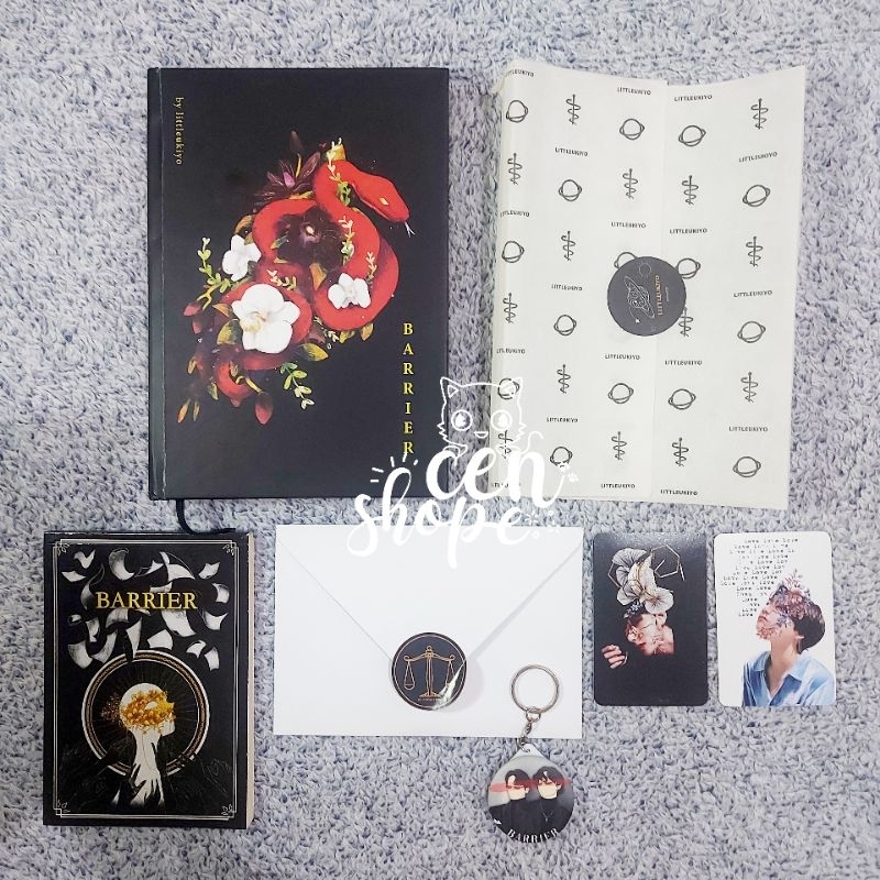 FANBOOK BARRIER BY LITTLEUKIYO (UNSEALED) HARD COVER TAEKOOK VKOOK