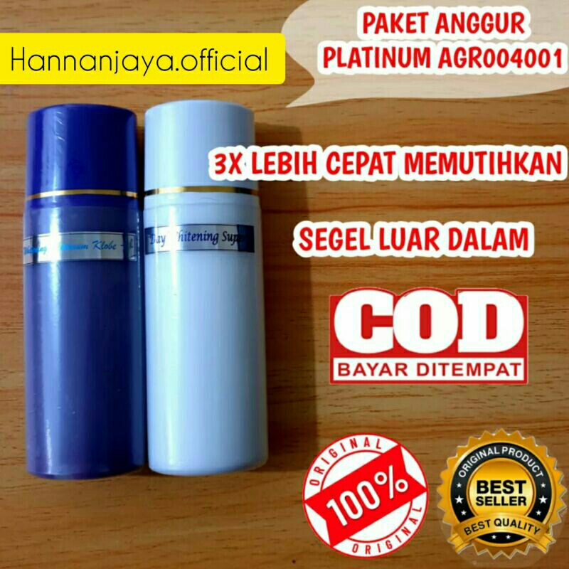 PAKET LOTION SIANG DAN MALAM SUPER WHITENING | HB KLOBE+ | HB DOSTING | HB UNGU | HB DAY WHITENING S