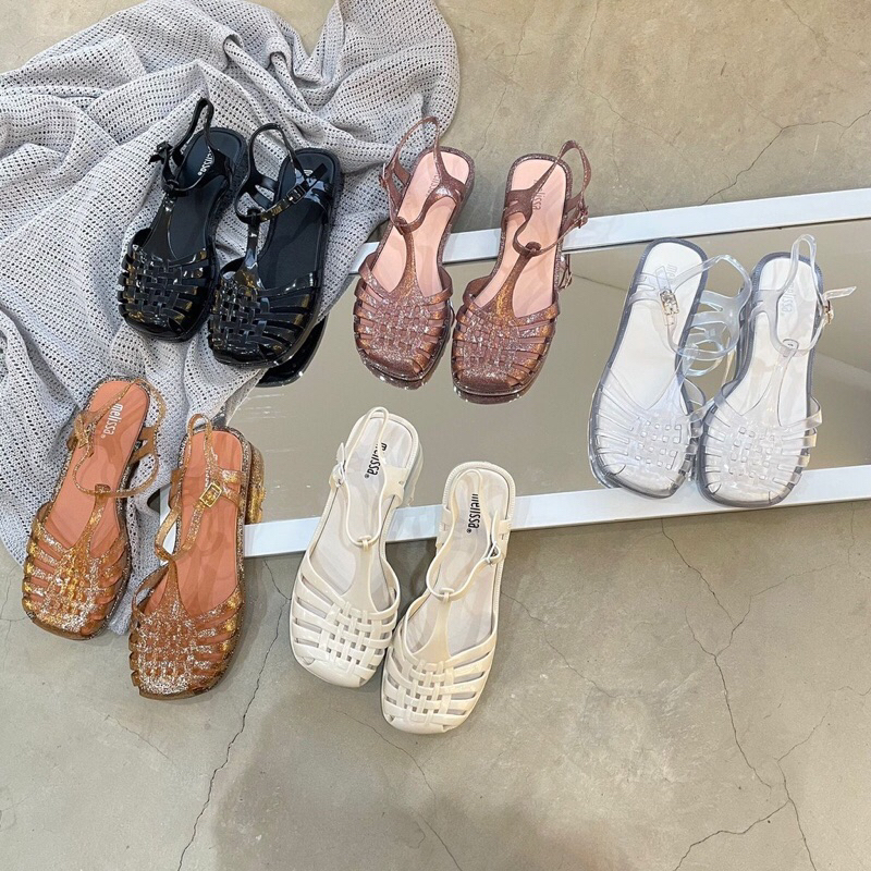 MOLLABOX - SHOES MLS14 Flat Shoes Flat Sandal Wanita Import