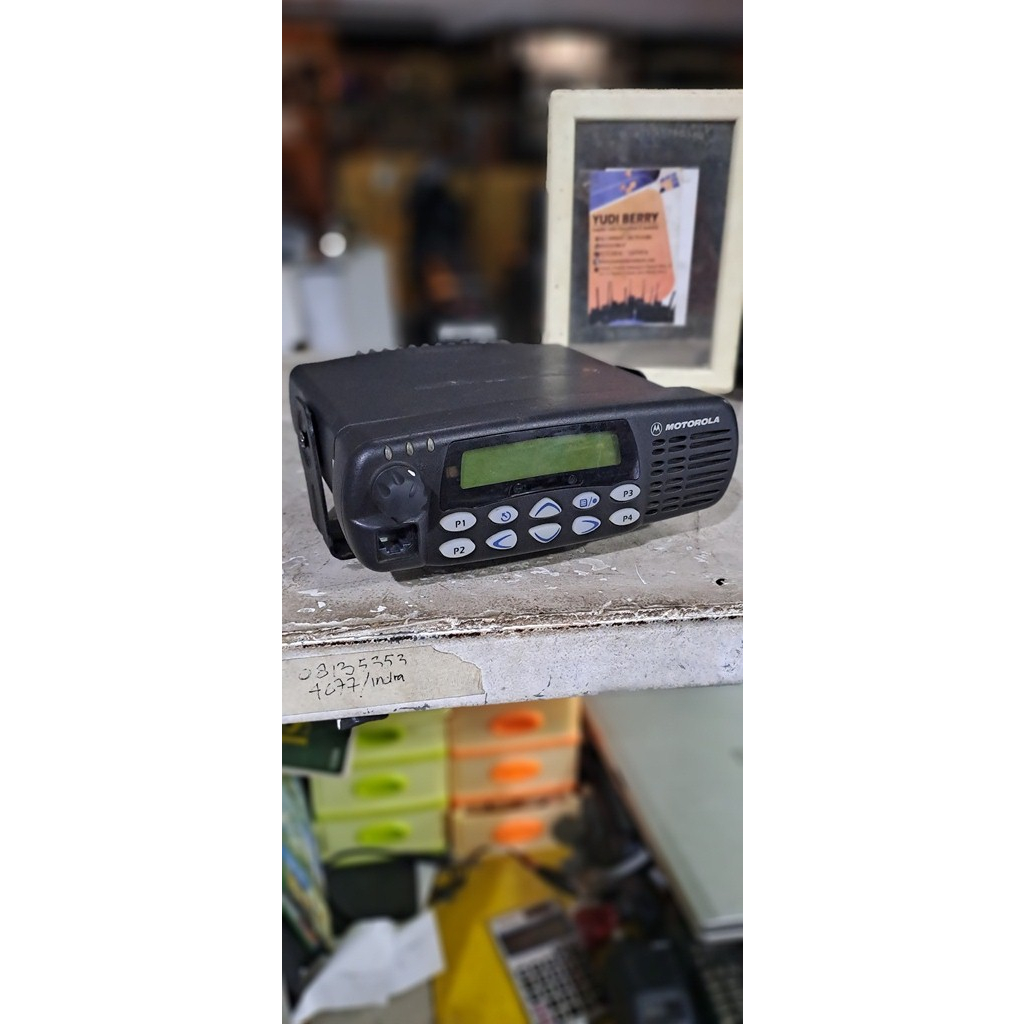 Rig Motorola Gm338 VHF Frekuensi VHF 136 sd 174 Mhz Versi 28 Watt Kondisi Apa Adanya RX oke TX oke F