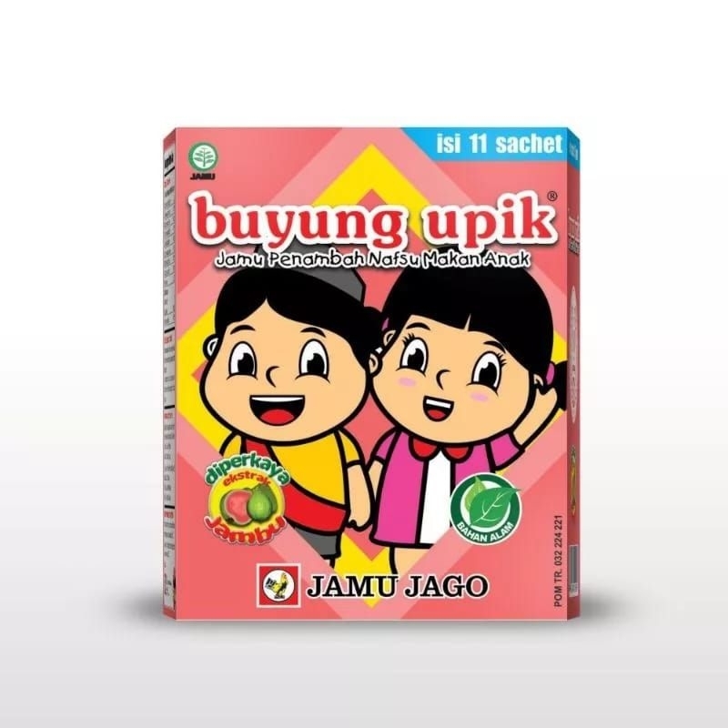 

Jamu Buyung Upik Rasa Jambu isi 11 Sachet - Menambah Nafsu Makan Anak