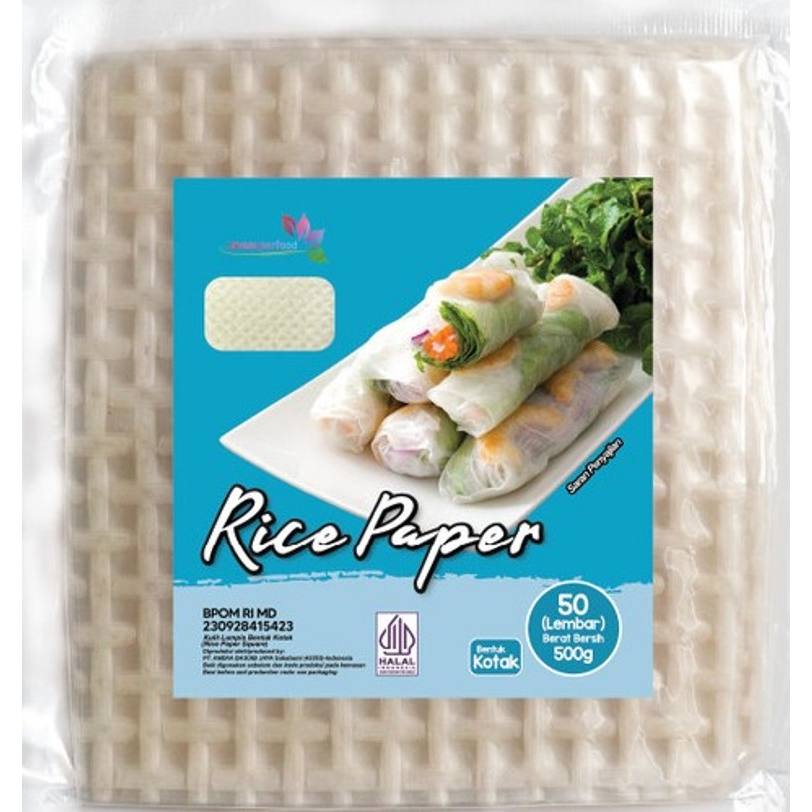 

RB 50 Lembar Rice Paper / Banh Trang High Quality Rice Paper / Kulit Lumpia Vietnam Rice Paper /