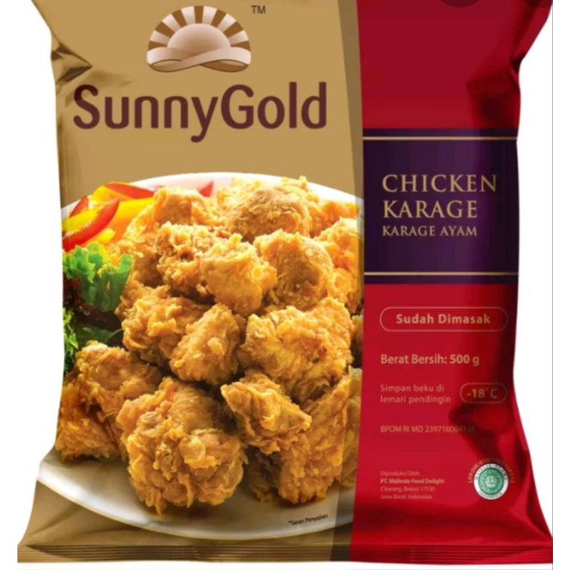 

sunny gold chicken karage 500gr | sunnygold karage 500gr