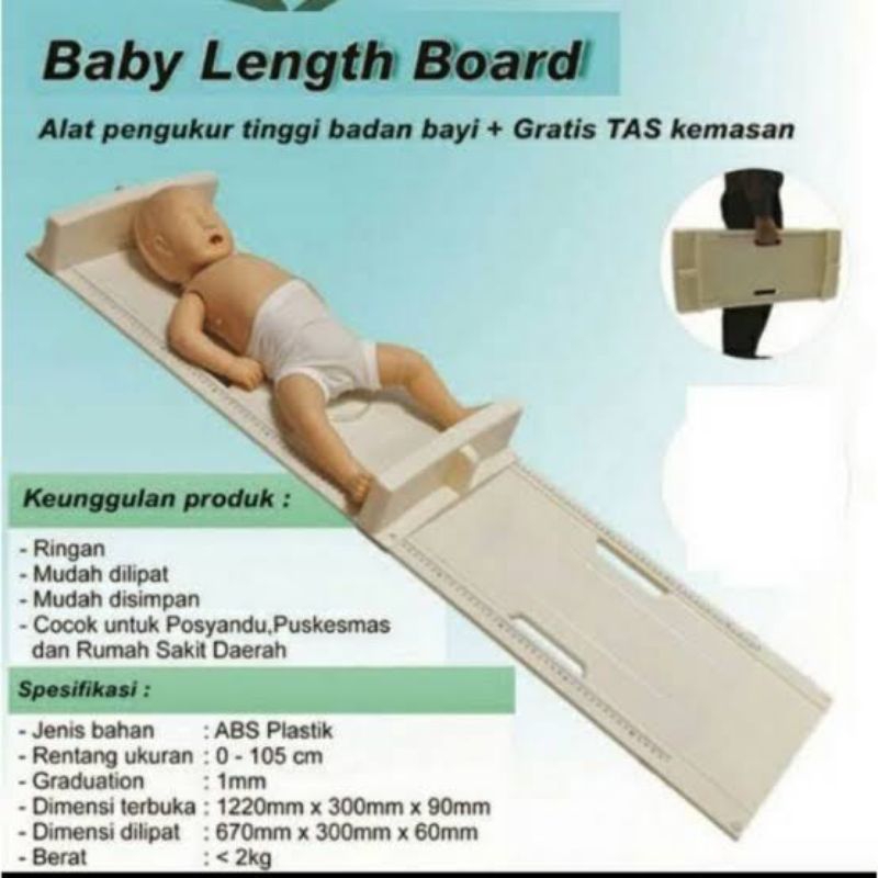 Infantometer Board / Alat Ukur Panjang Bayi KENKO