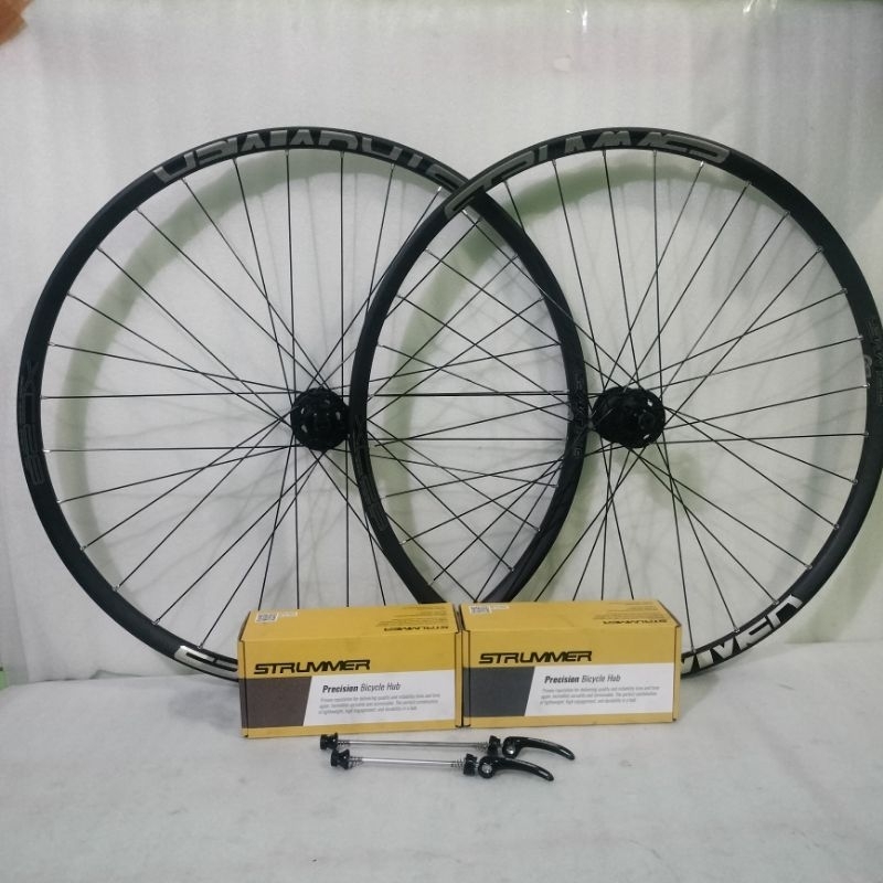 Wheelset Strummer 29 er 700c sepeda Gravel MTB 32 hole suara Tawon discbrake 6 bolt
