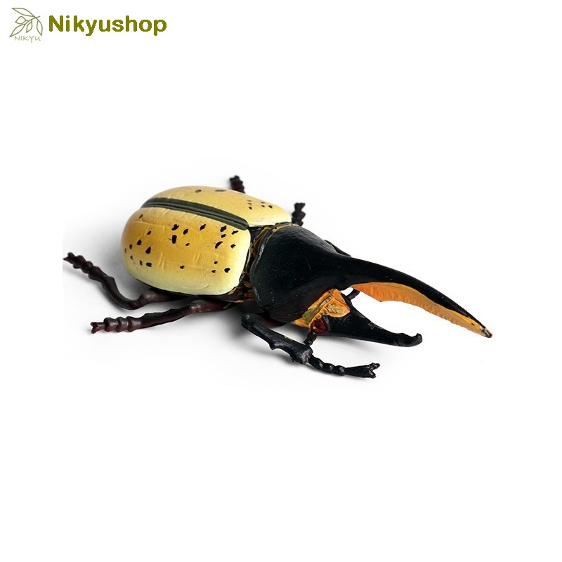 [Nikyushop] Mainan Edukasi Pajangan Hewan Serangga Kumbang Badak Hercules Beetle